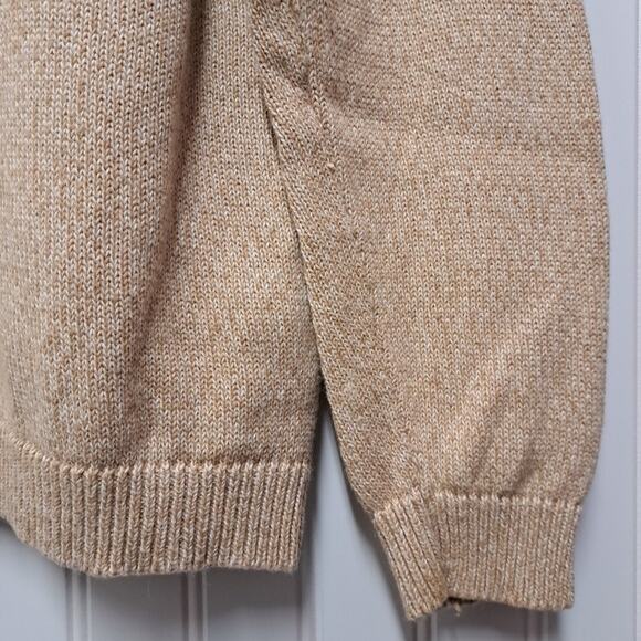 VTG Alfred Dunner Full Zip Sweater Womens PL Beige Knit Cardigan Embroidered 90s - Picture 12 of 15